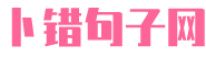 卜错句子网